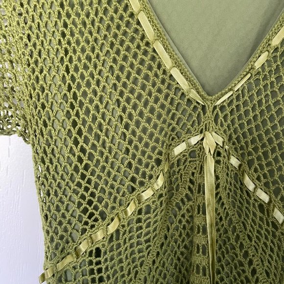 Women's Uniform John Paul Richard Top Green Size XL - Picture 4 of 4